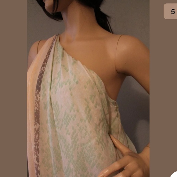 NWT Diane Von Furstenberg drape silk dress 6 DVF - Picture 5 of 8